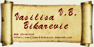 Vasilisa Bikarević vizit kartica